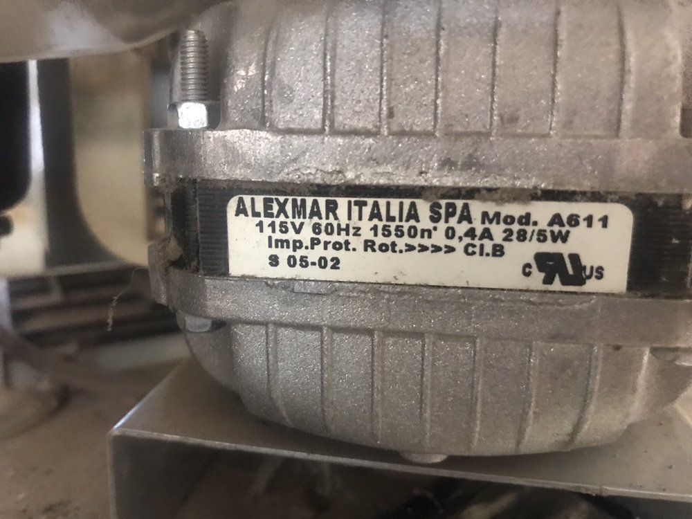 a close up of a alexmar italia spa motor