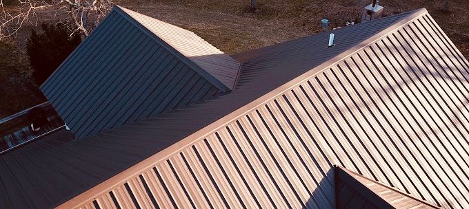 new standing seam metal roof