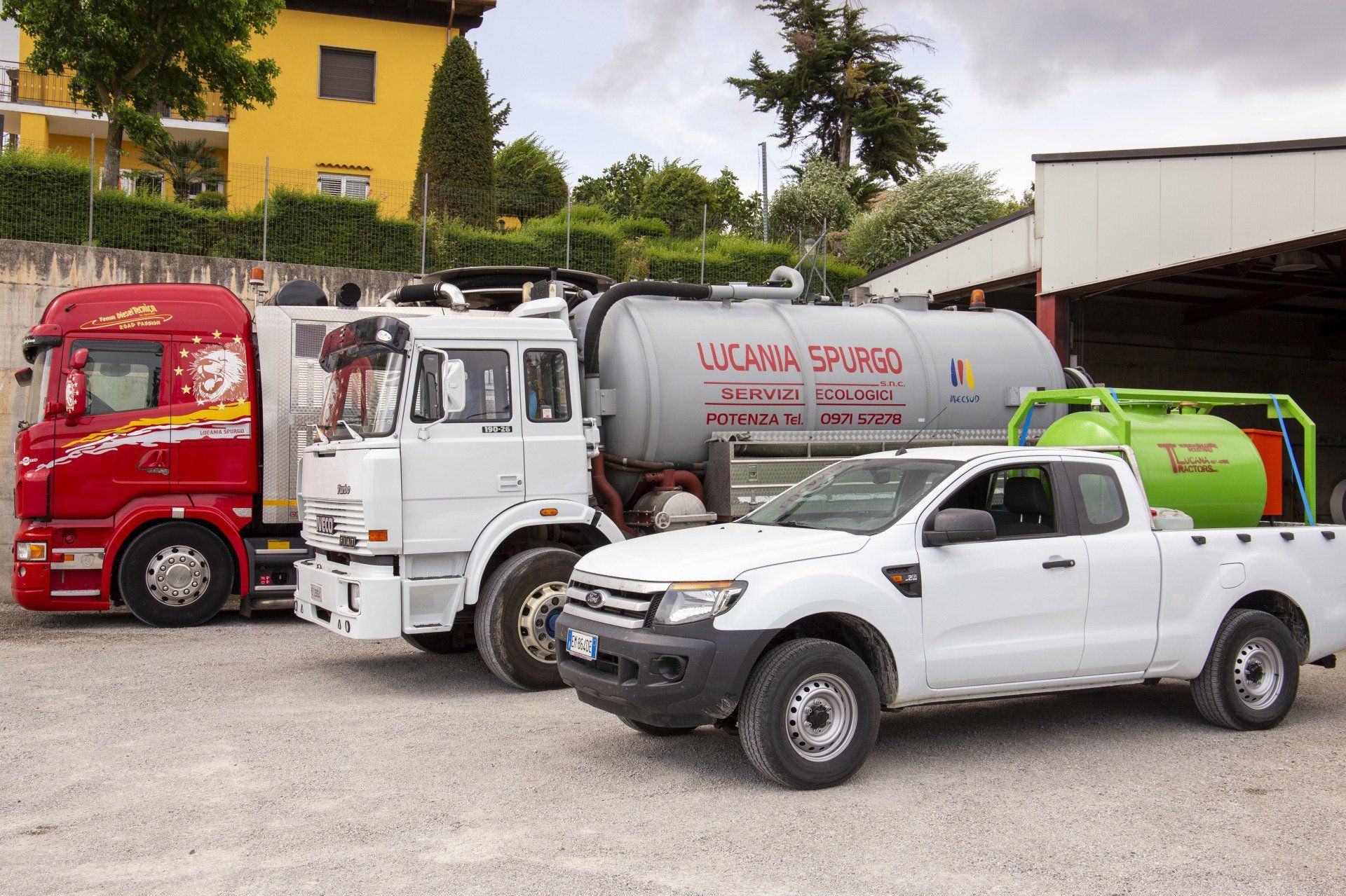auto cisterna Lucania Spurgo