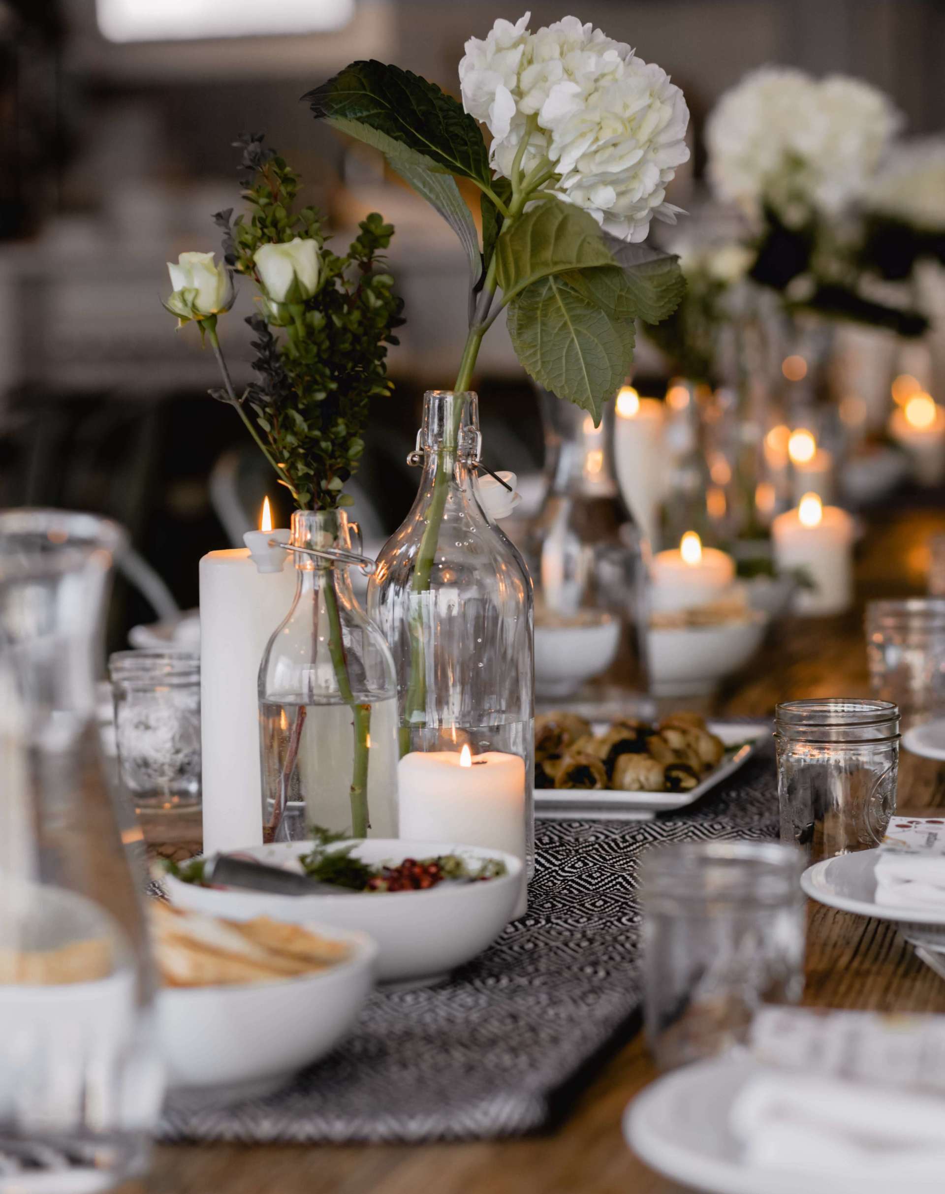 celebration of life vs funeral dinner table