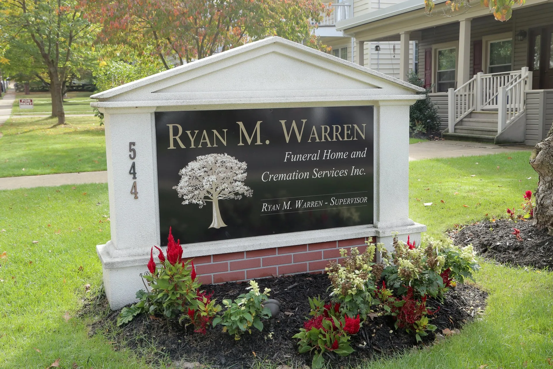 funeral home facilities funeral home sign
