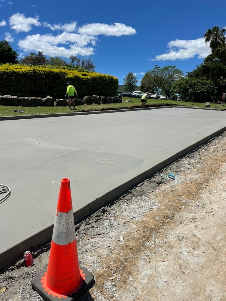 Freshly Poured Concrete Surface — Asphalt & Concreting Services & Solutions on the Gold Coast, QLD
