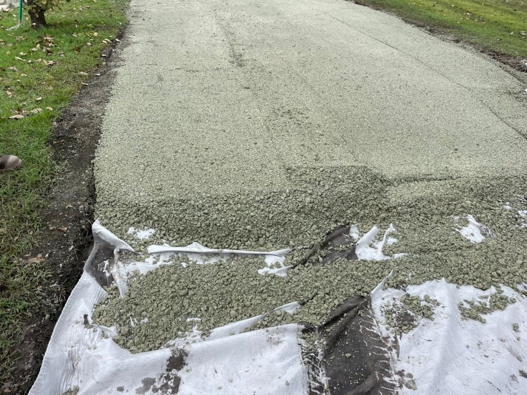 Gravel Pathway Being Constructed — Asphalt & Concreting Services & Solutions in Logan Village, QLD