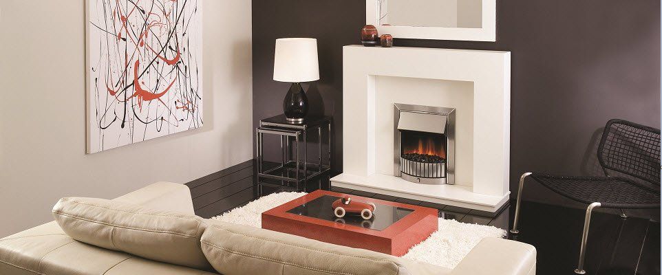 Delius with coals electric fire