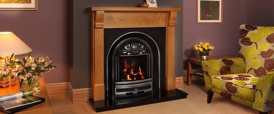 Wood fireplace surround Bedford 48