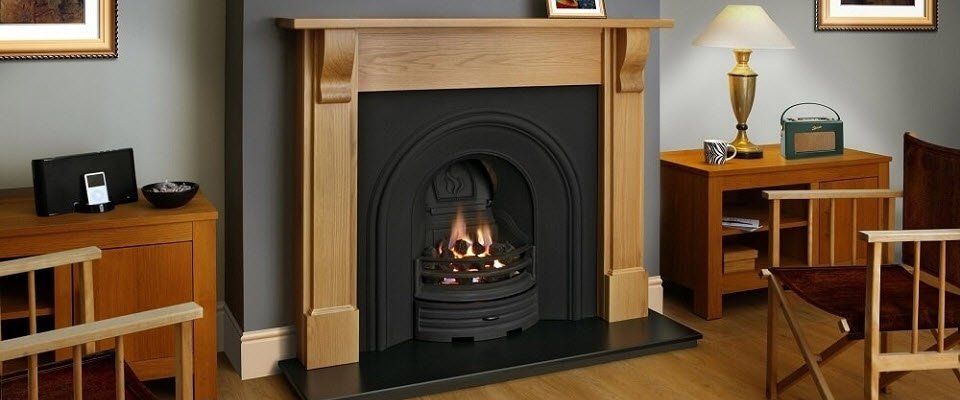 Wood fireplace surround Bedford 54