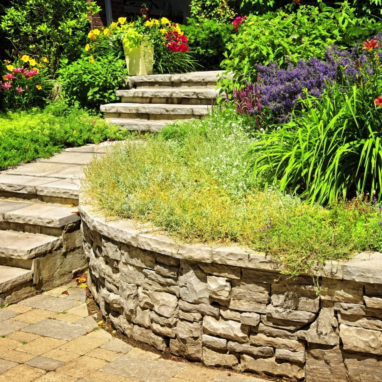 Landscaping with Flowers — Janesville, Wisconsin — Rote’s Landscaping and Waterproofing