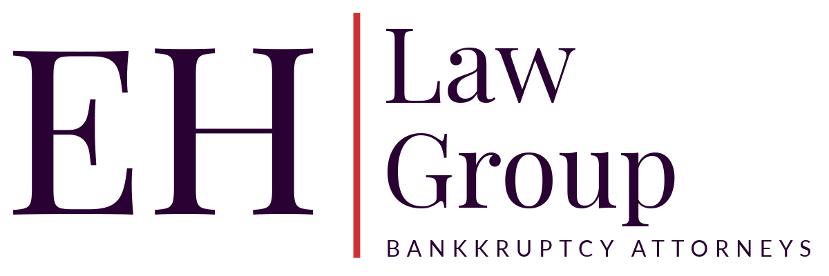 The logo for eh law group bankruptcy attorneys