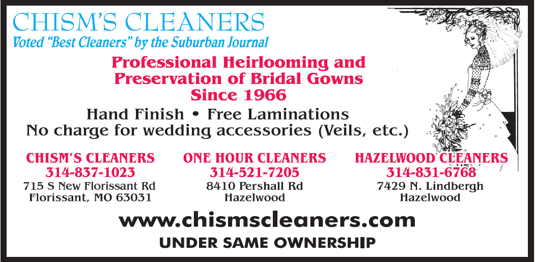 Chism’s Cleaners Poster— Florissant, MO — Chism’s Cleaners