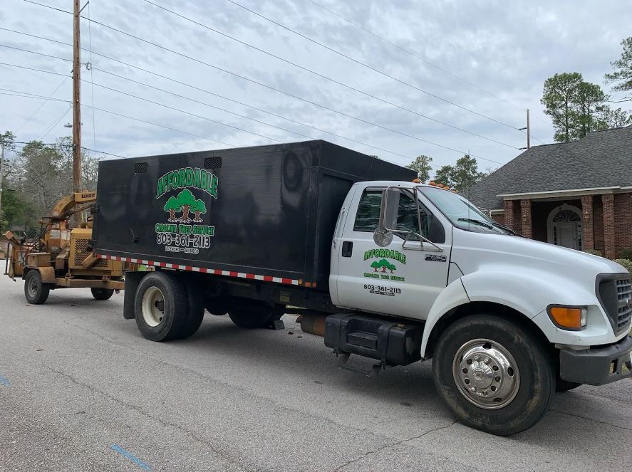 Tree Removal Service Vehicle — Columbia, SC — Affordable Carolina Tree Service