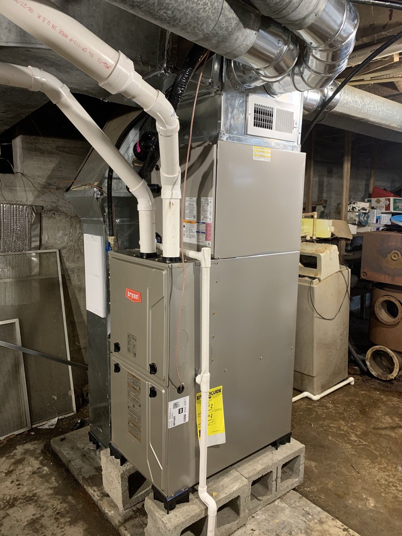 Big HVAC Machine with Pipes — Spencerville, OH — Matt’s Heating & Cooling LLC