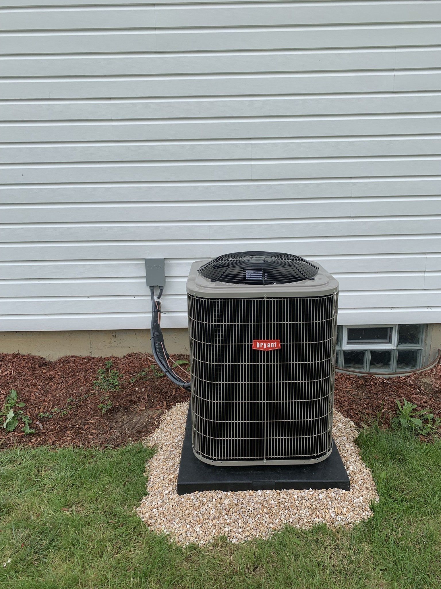 New Heat Pump Unit Installed — Spencerville, OH — Matt’s Heating & Cooling LLC