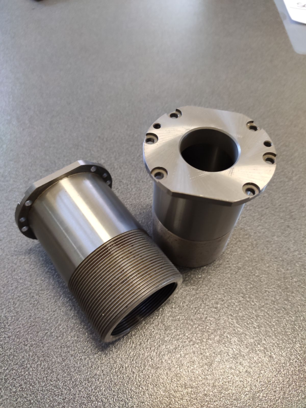 componenti metalliche realizzate tramite tornitura