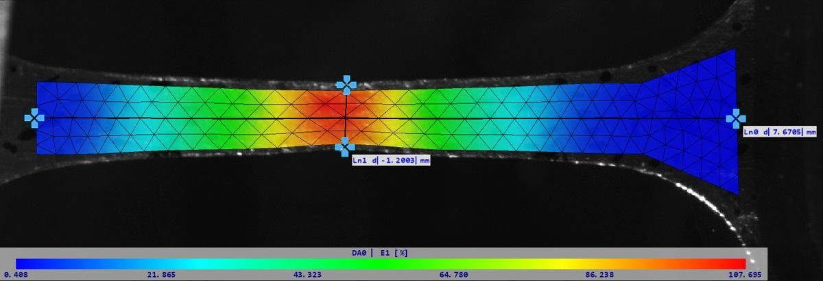 Optical Extensometry - DIC