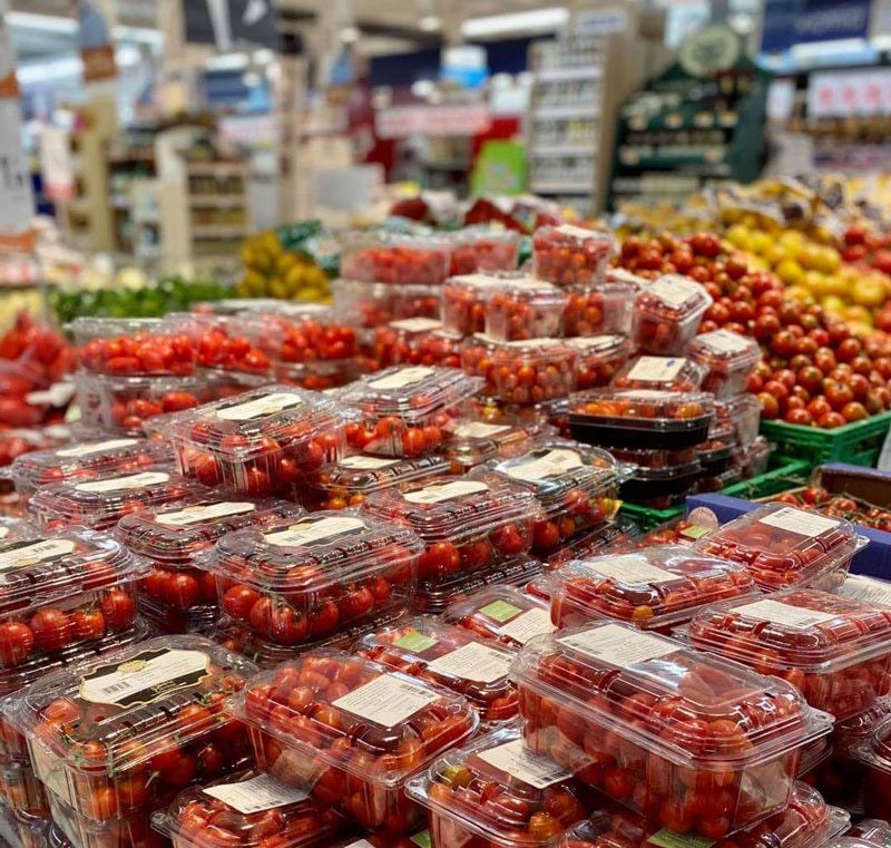 Confezioni di pomodorini