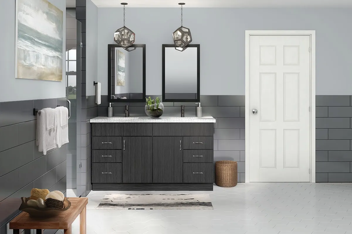 Merillat Classic Lanielle Textured Laminate in Cavern