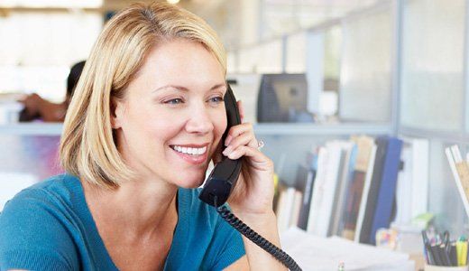 Person talking on phone