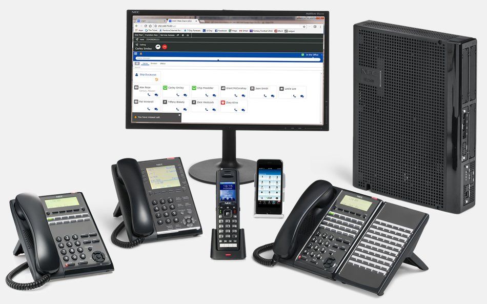 NEC SL2100 Phone System with Handsets