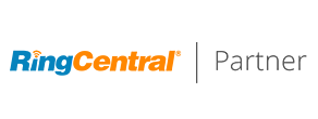 RingCentral Partner logo in blue and orange.