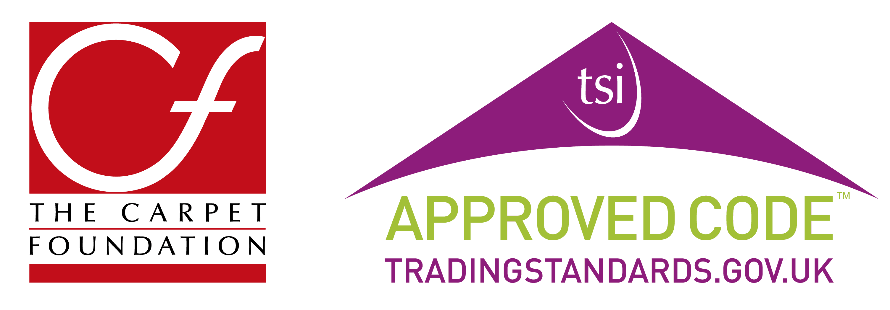 The Carpet Foundation & Trading Standards Approved Logo