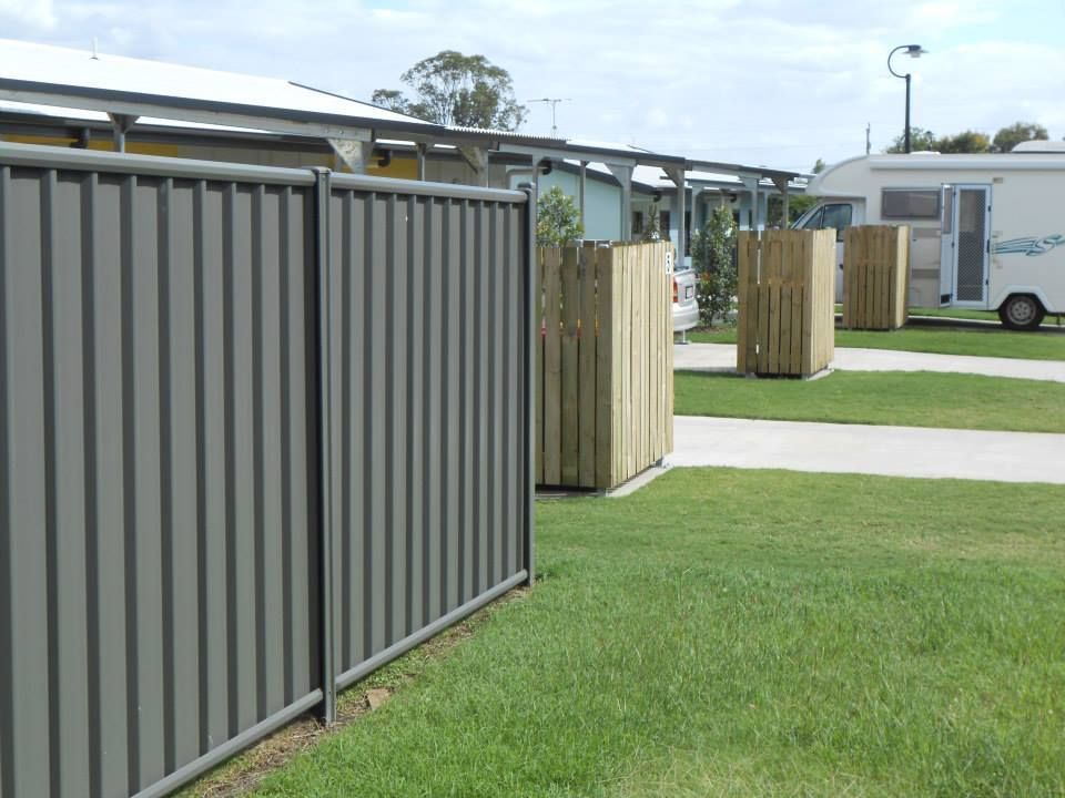Grey Metal Fence - Fencing in Rockhampton, QLD