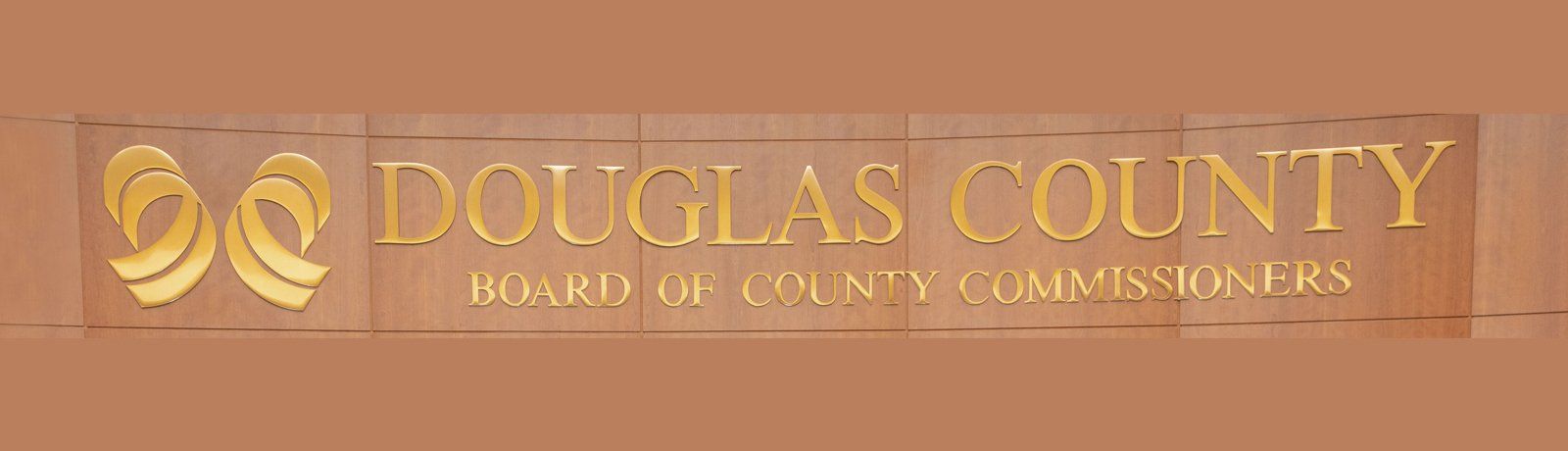 A sign for douglas county board of county commissioners