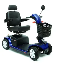 Mobility Equipment Mobility Scooter Pride Pathrider 252520DX Blue — Mobility Modification Services In Garbutt, QLD