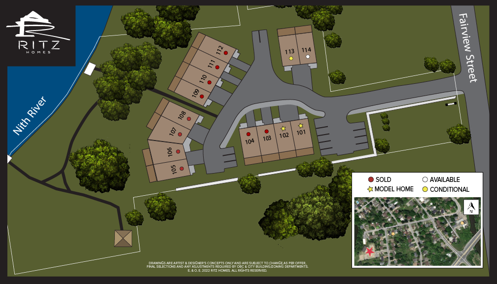 Riverbend Community Site Map