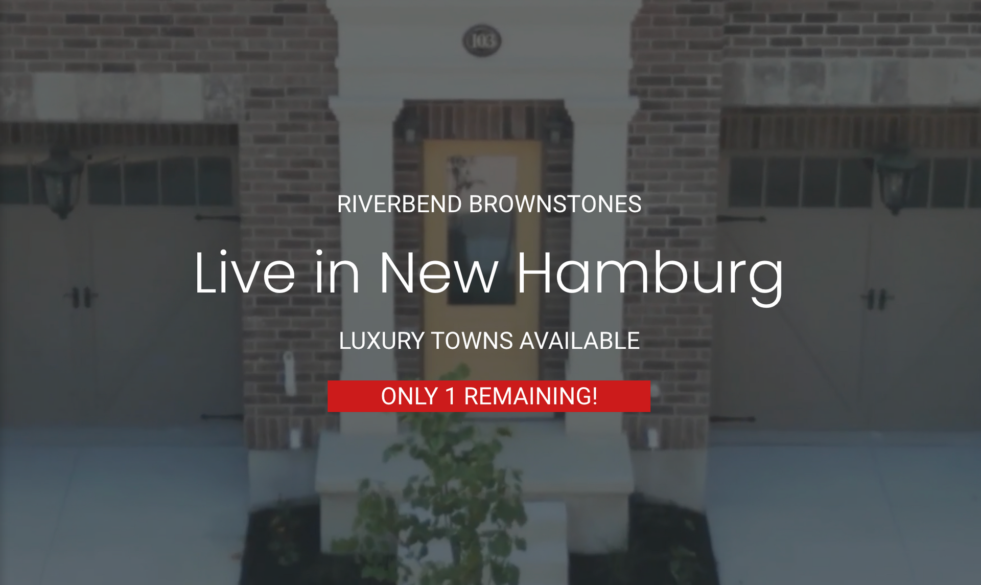 A picture of a house that says live in new hamburg