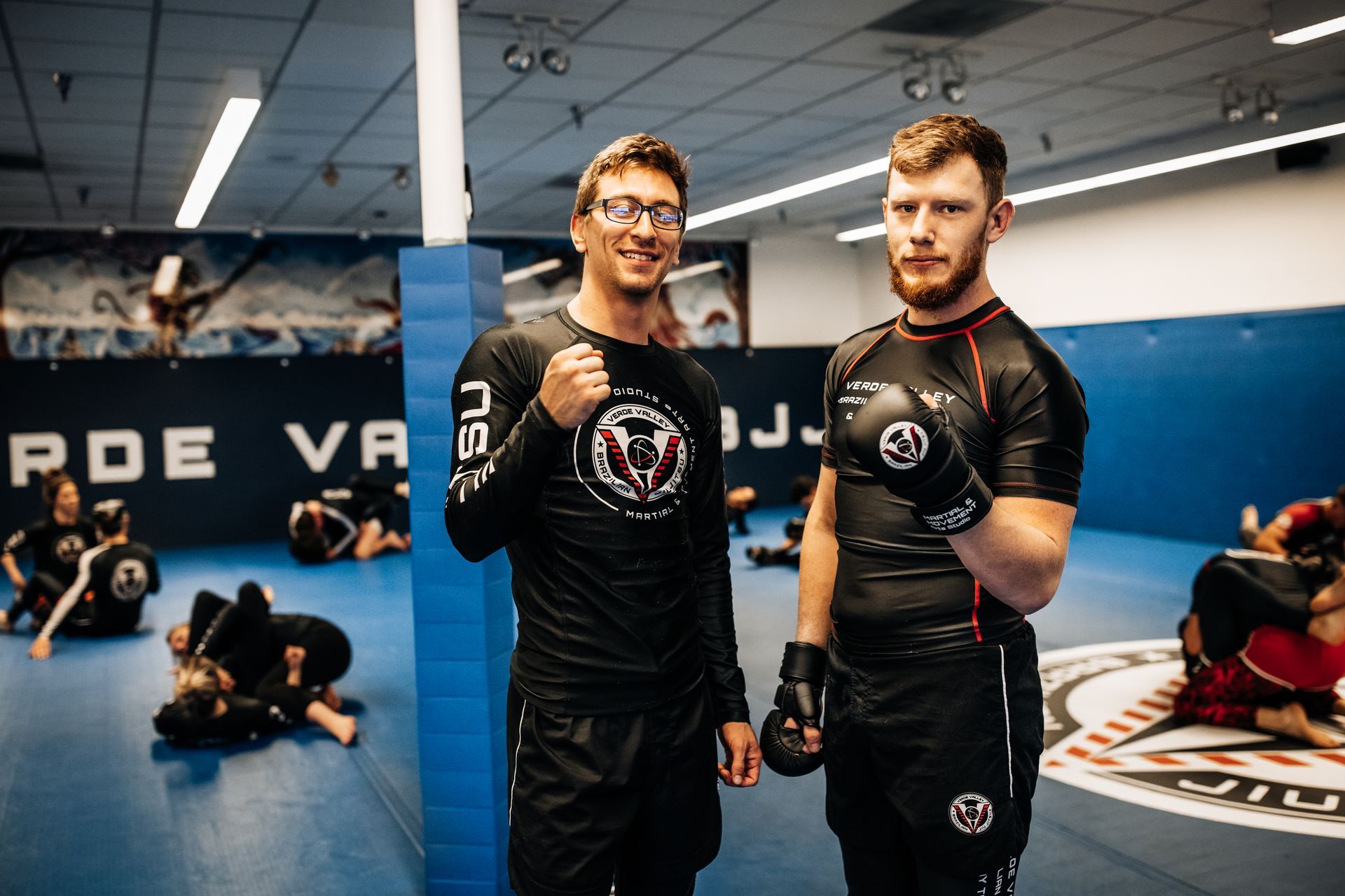Students preparing for a first Brazilian Jiu Jitsu class at Verde Valley Brazilian Jiu Jitsu.