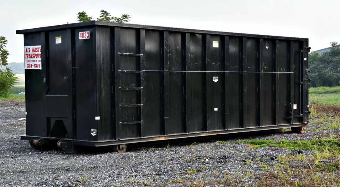 Garbage Container — Garbage container services being provided near Lancaster, PA