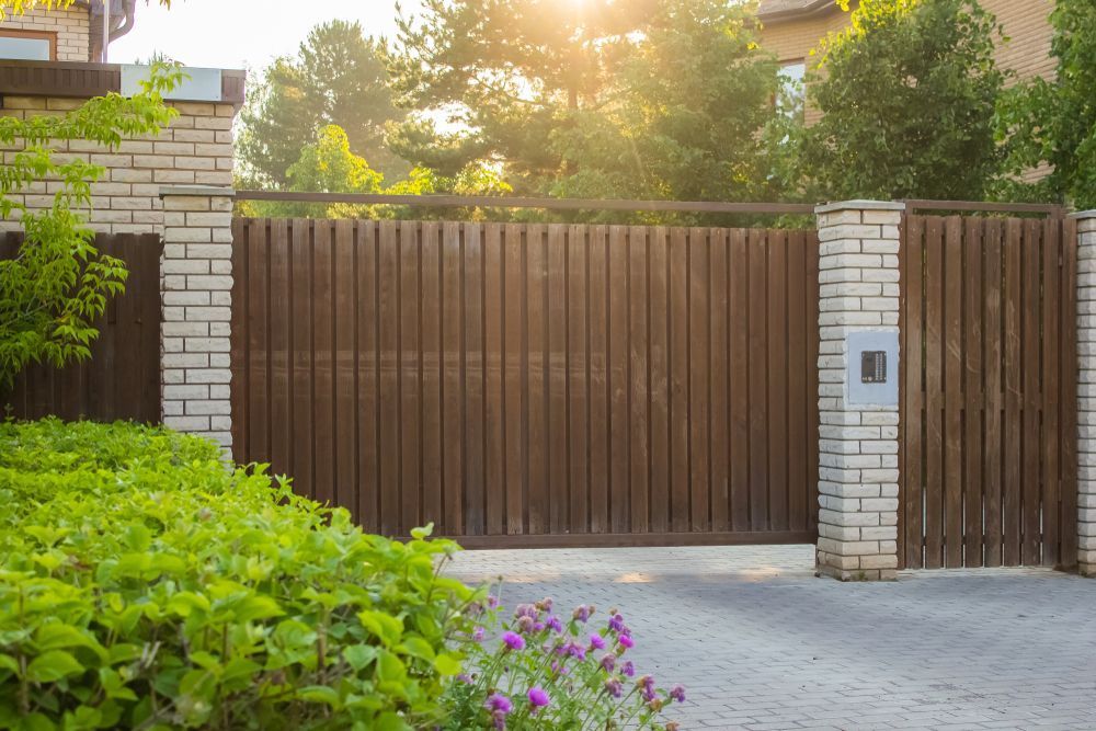 Automatic Sliding Wooden Gate — Timber Suppliers in Hunter Valley, NSW