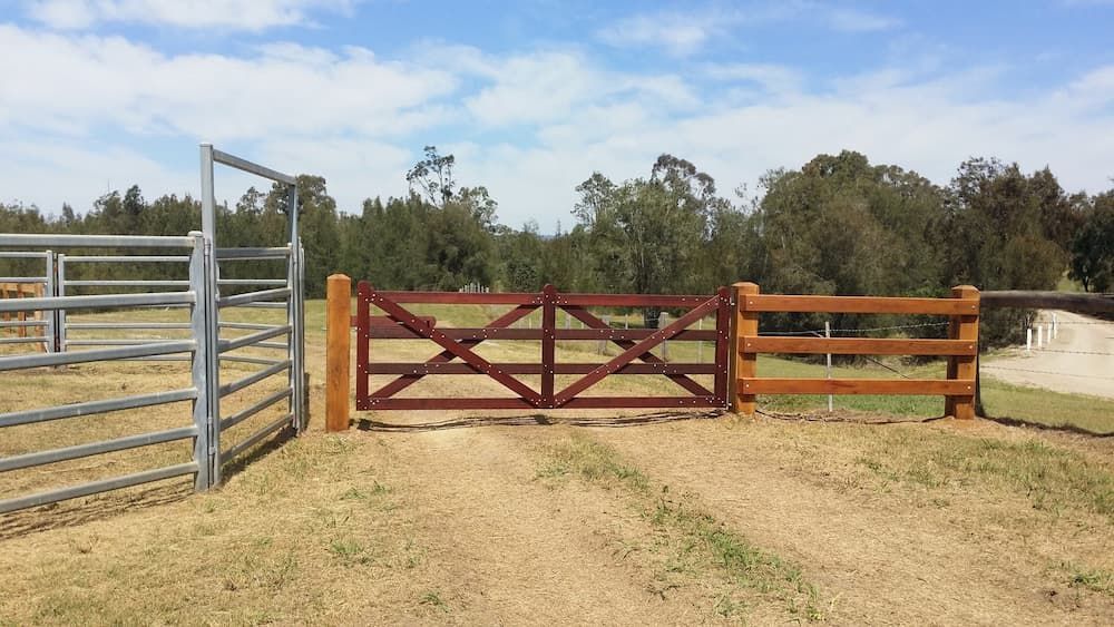 Wooden Fence at the Barn — DGW Wood Products in Kurri Kurri, NSW