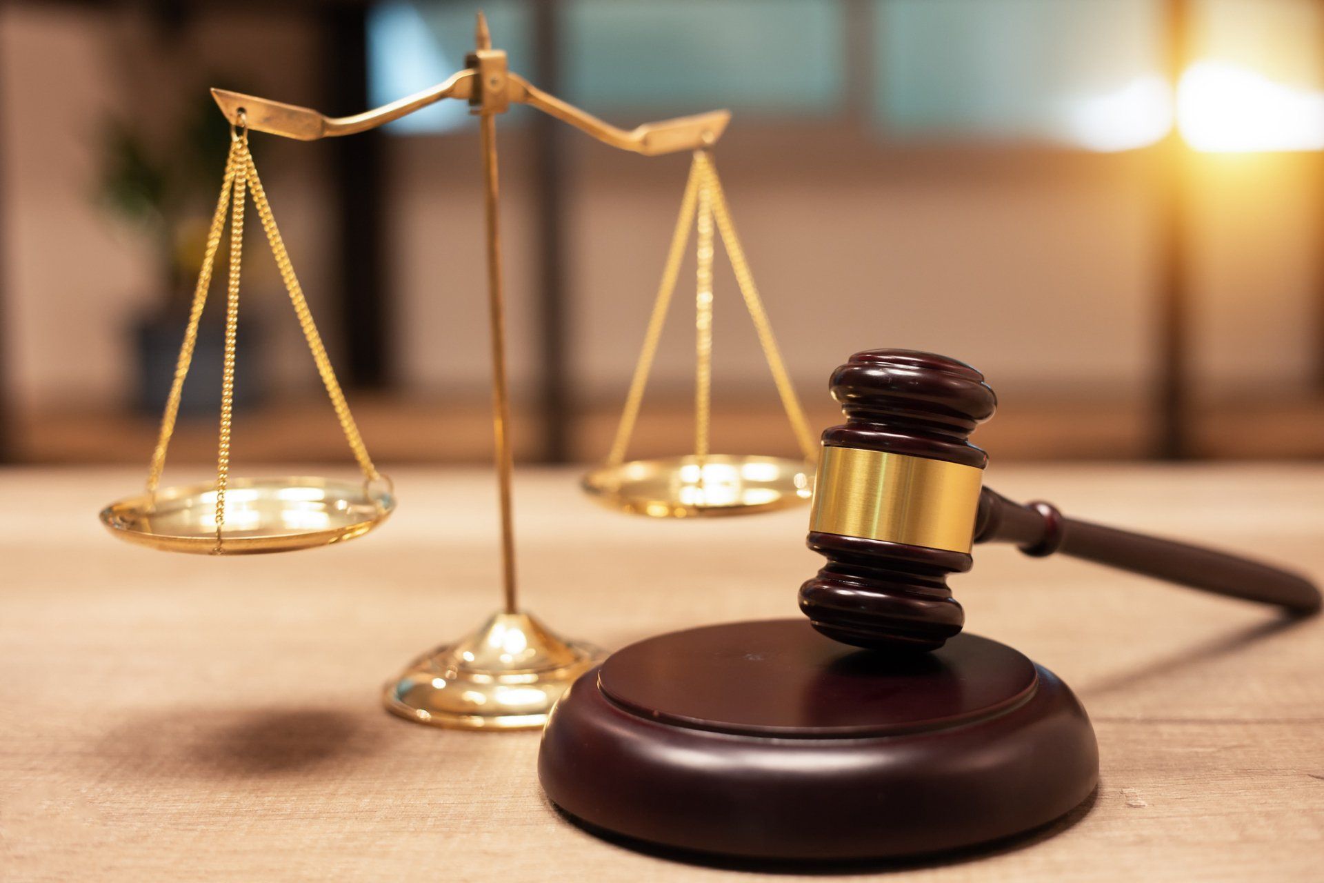 Justice Scale and Wooden Gavel — Fort Worth, TX — Johnson & Johnson Attorney at Law