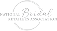 National Bridal Retailers Association logo with text and circular design.