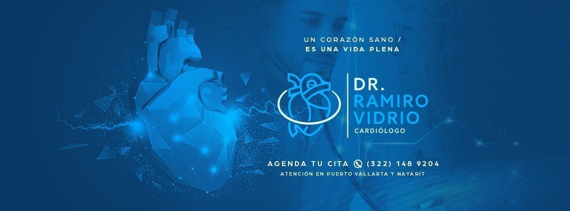 Un fondo azul con una imagen de un corazón y el nombre ramiro vidrio en él.