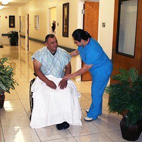 Patient on Wheel Chair — Corpus Christi, TX — Angel Bright Hospice, Inc.