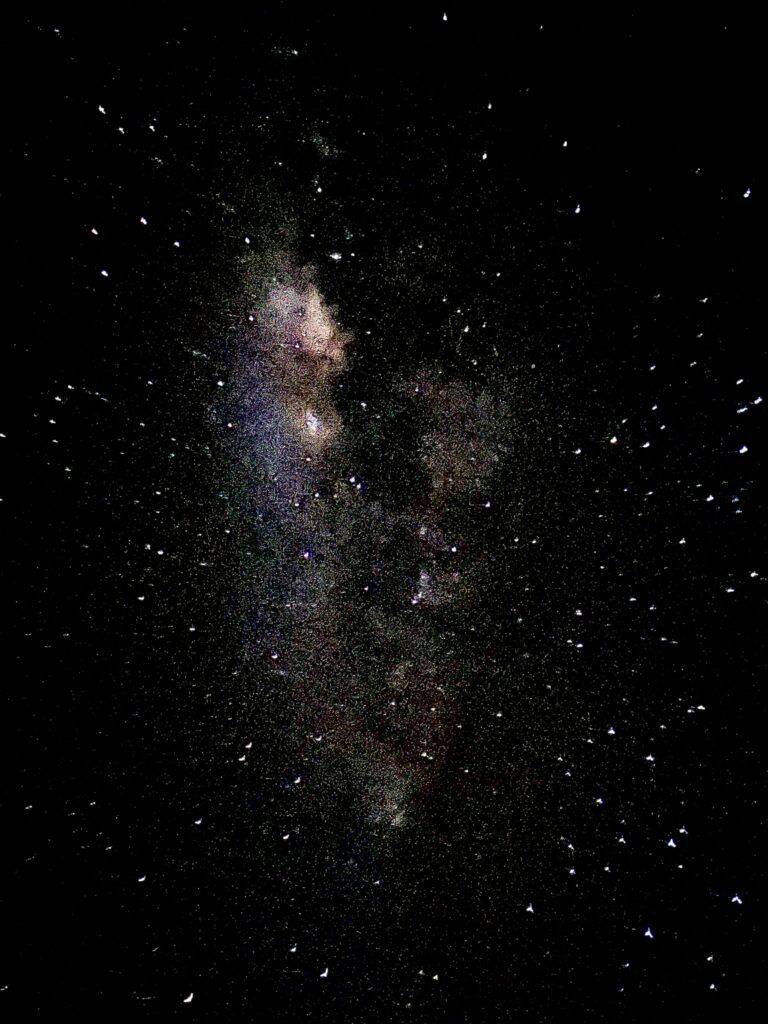 A galaxy with a lot of stars in the night sky