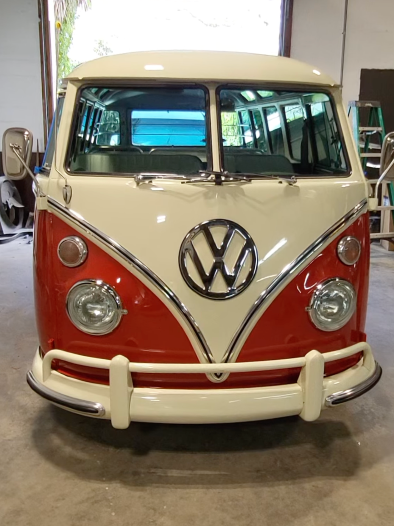 VW Bus with ceramic coating tampa bay service area