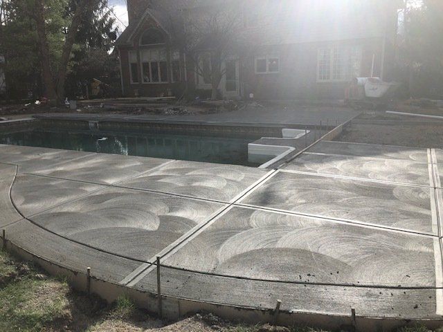 Pool Deck — Noblesville, IN — Concrafters Inc.