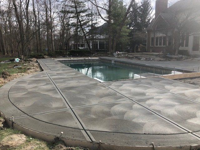 Residential Pool Deck — Noblesville, IN — Concrafters Inc.