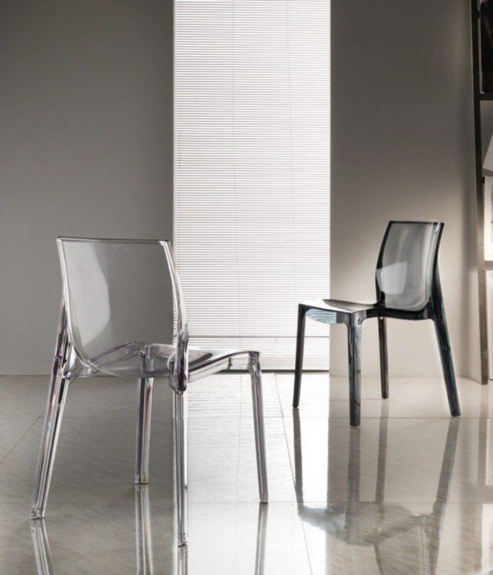 sedie in plexiglass
