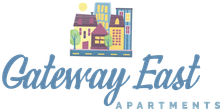 Gateway East Apartments Header Logo - Select to go home