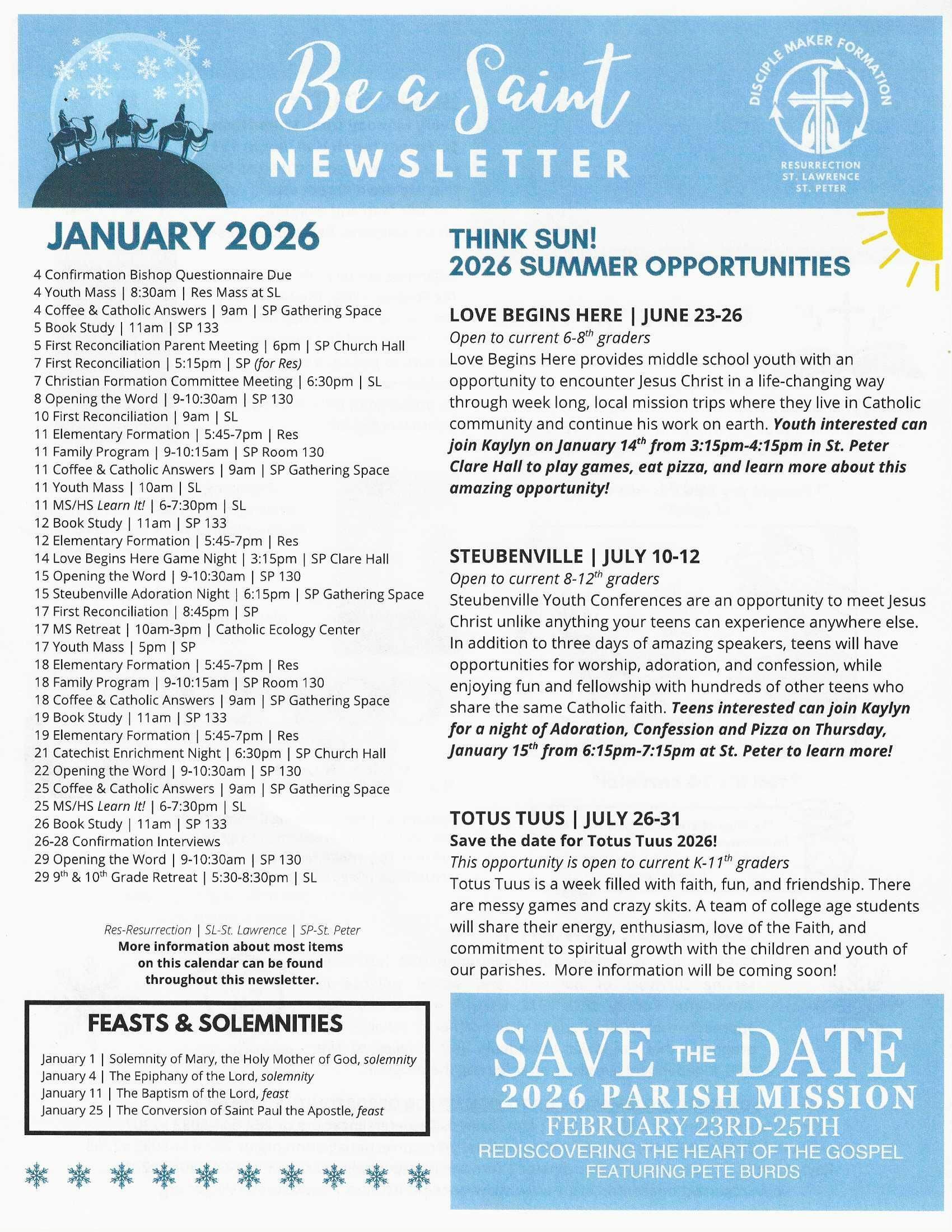 Nov_Be_A_Saint_Newsletter