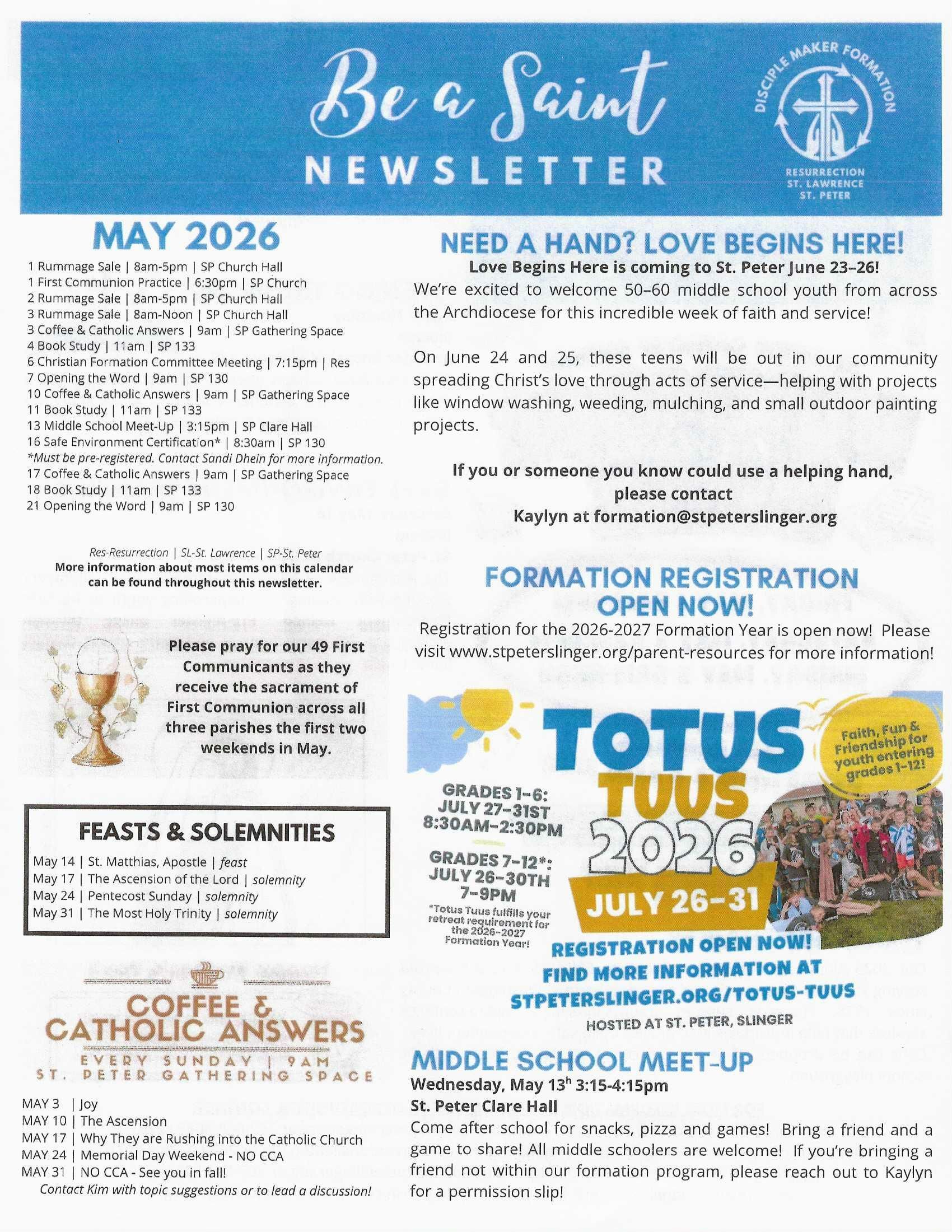 Nov_Be_A_Saint_Newsletter