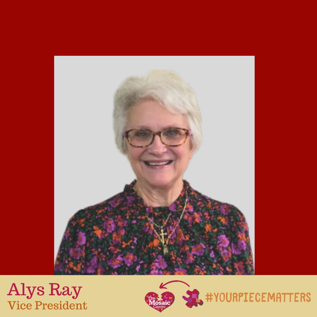 Alys Ray (Photo), Vice President, Executive Board of The Mosaic Center, 2025-2026