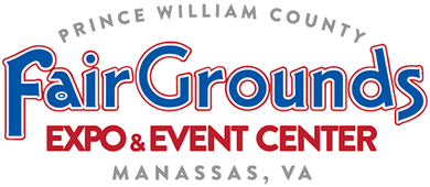 The logo for the prince william county fairgrounds expo & event center