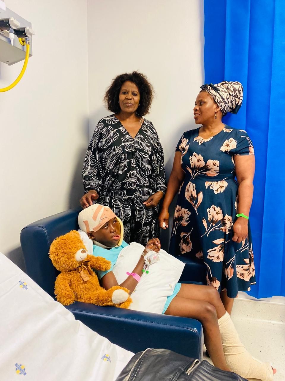 Alondwe Ngwenya, with his mother, Ntombifuthi Khumalo