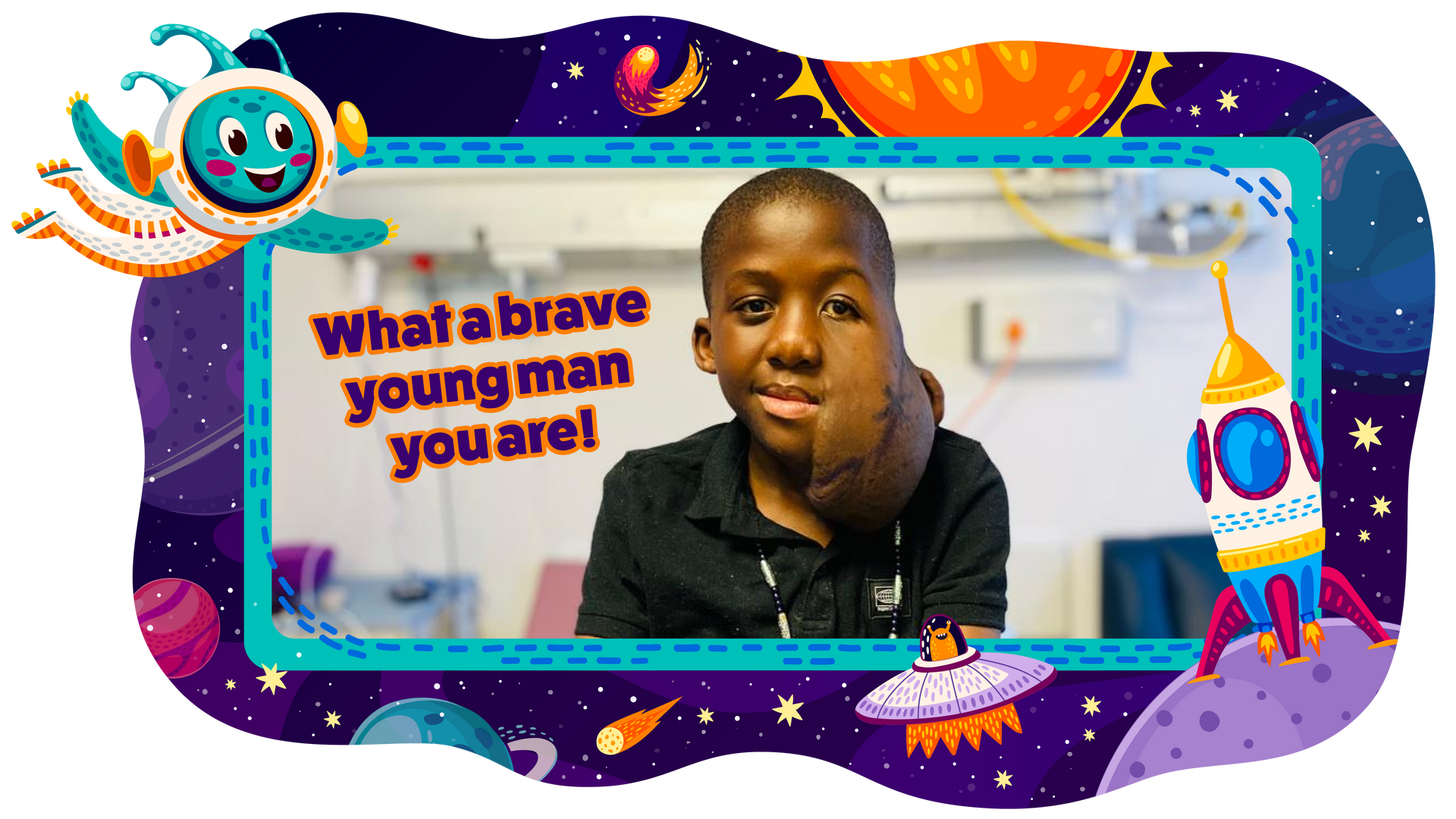 The brave ten-year-old Alondwe Ngwenya