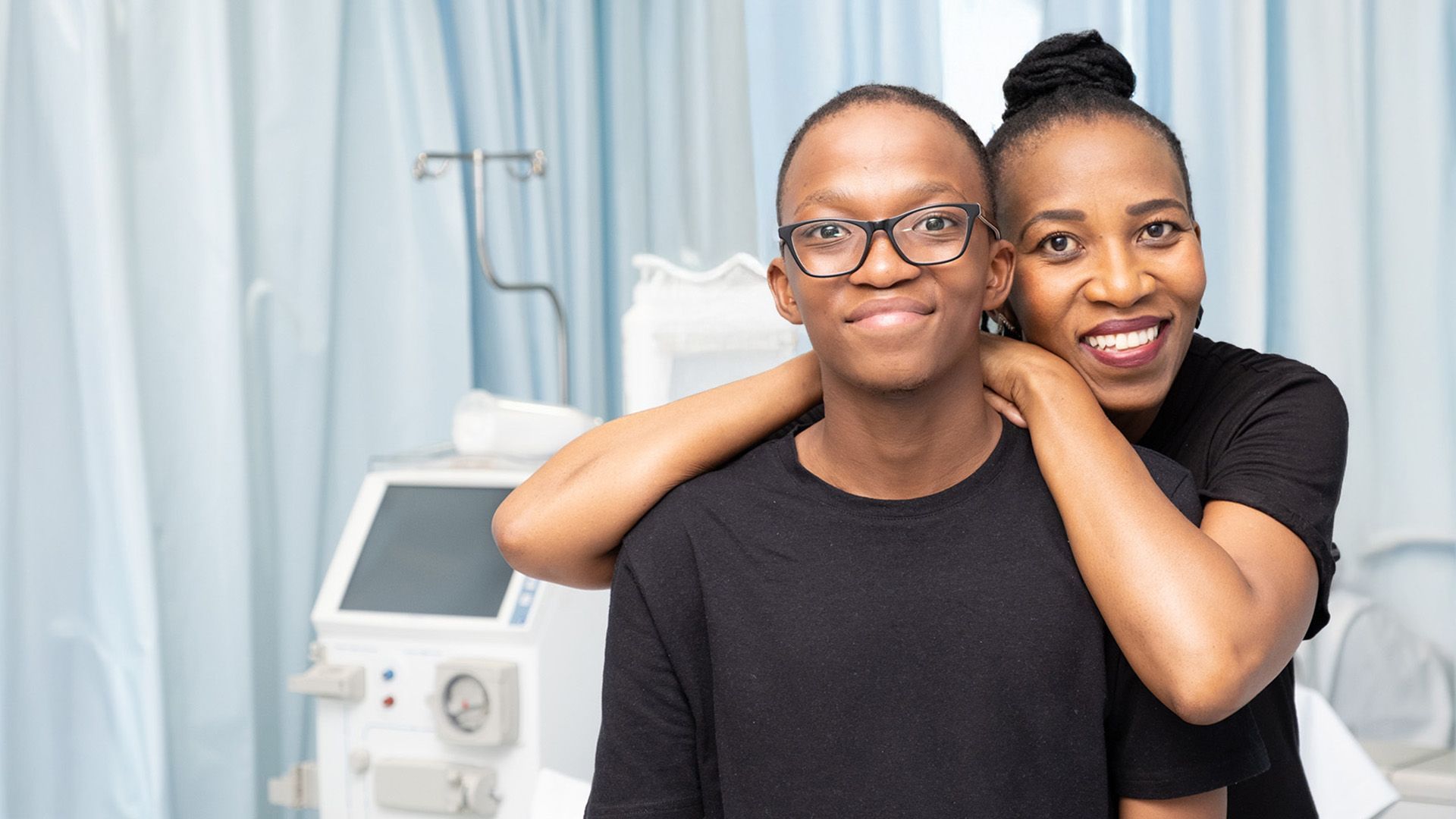 Ditshegofatso Kgobisa suffered kidney failure at 15 and his mother donated her kidney to him